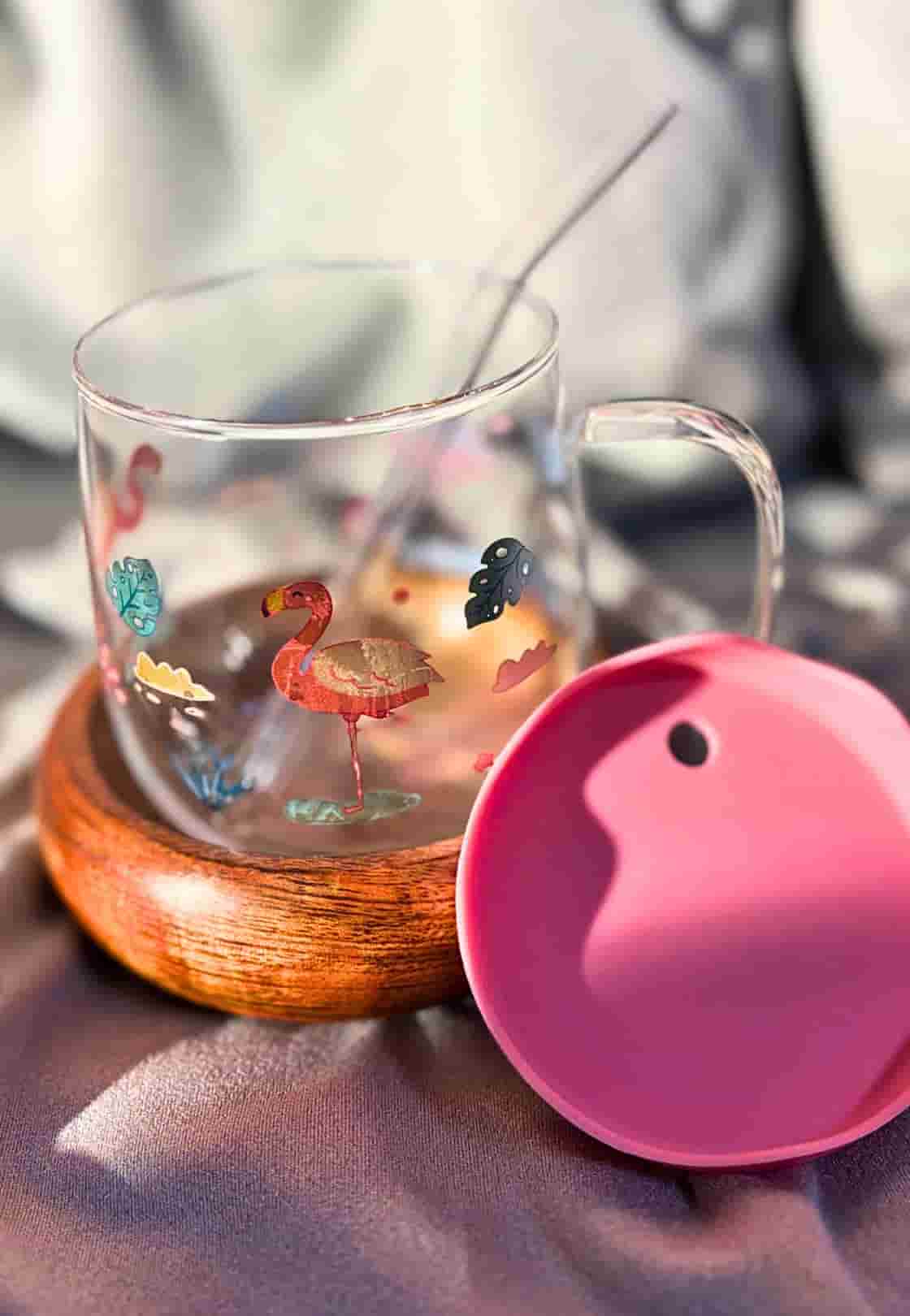 Elegant Jar with Straw & Cap – Versatile Beverage Mug